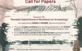 ATRIUM Call for papers poster