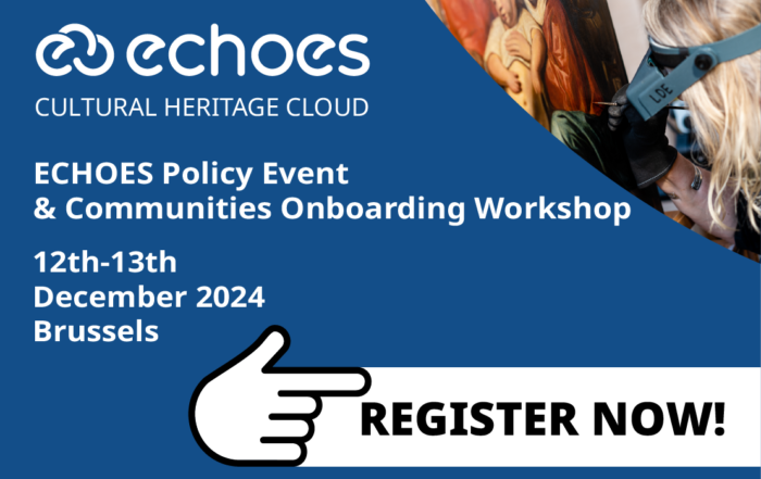 ECHOES Policy Event registration flyer